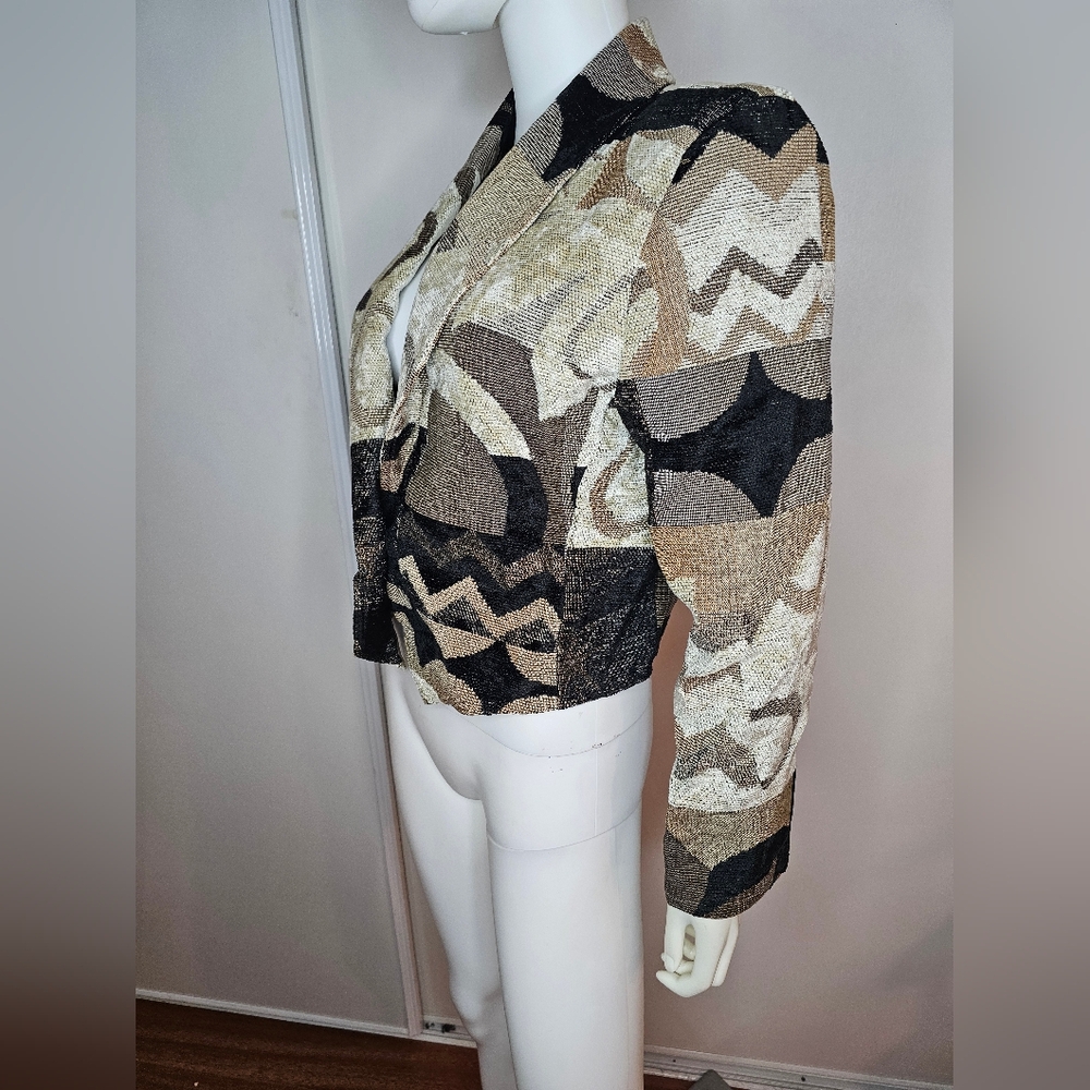 Exposure VTG Women's Abstract Patterned Jacket Size M - Picture 3 of 8